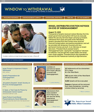 Window to Widthdrawal Main Page