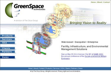 GreenSpace main page