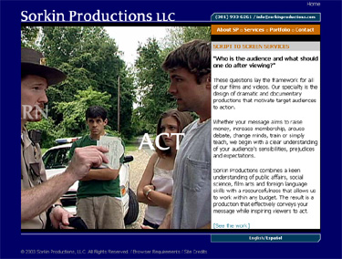 Sorkin homepage